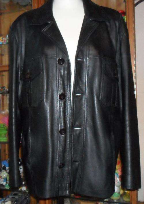MEN'S LEATHER JACKET MADE IN GERMANY - SIZE 3XL