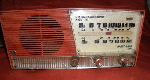 VINTAGE 2 BAND 5 TUBE RADIO - MADE IN JAPAN