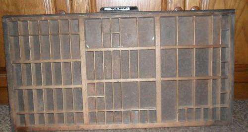 VINTAGE PRINTERS TRAY