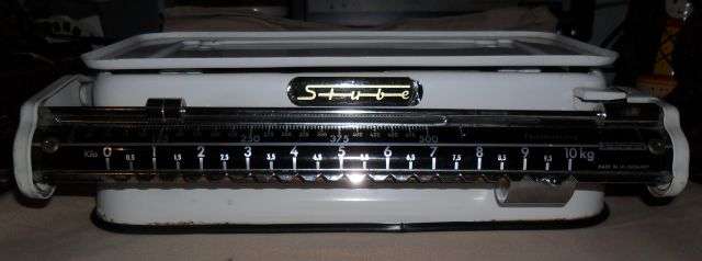 VINTAGE STUBE KITCHEN SCALE -MADE IN W. GERMANY