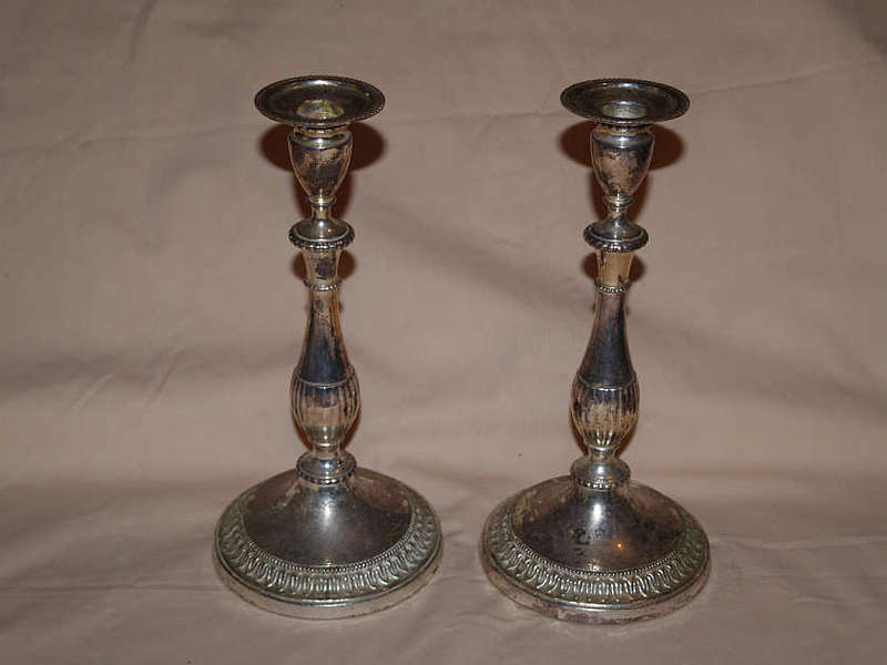 SET OF CANDLESTICKS -VINERS OF SHEFFIELD ENGLAND