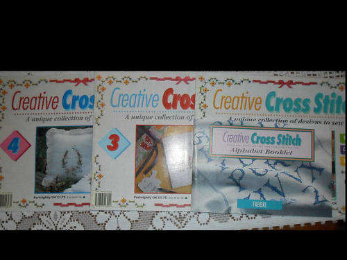 3 X CREATIVE CROSS STITCH MAGAZINES