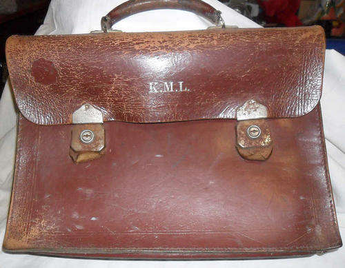 OLD LEATHER SATCHEL
