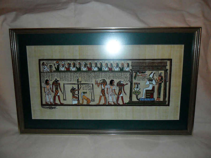 ATTRACTIVE EGYTIAN FRAMED PICTURE