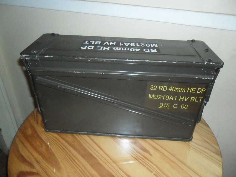 40MM GRENADE LAUNCHER AMMUNITION METAL BOX