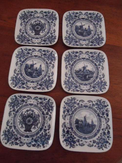 SIX (6) DELFT HOLLAND "Special Limited Collectors Edition" PLATES