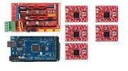 Arduino Mega 2560 R3 + RAMPS 1.4 Controller + 5pcs A4988 Stepper Driver Module for 3D Printer kit