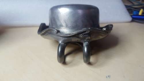 Vintage Shaving Cup with Silver Insert - Meriden B. Company/ Roger Bros.