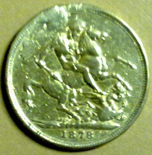 1878 22ct  Gold Bullion 1 pound - 92% Gold coin