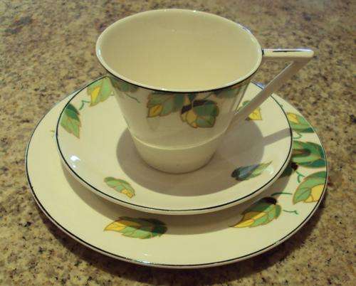 WEDGWOOD & Co ART DECO TEA TRIO
