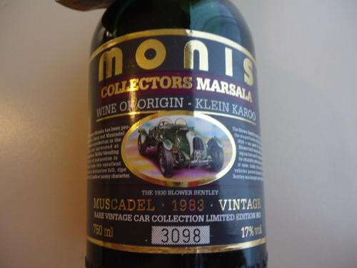MONIS COLLECTORS MARSALA 1983 (BLOWER BENTLEY)