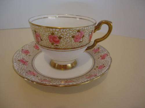 A PRETTY ROYAL STAFFORD TEA DUO