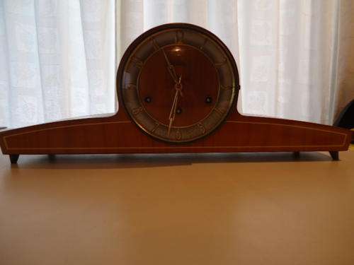 FANTASTIC KARL LAUFFER ART DECO MANTLE CLOCK