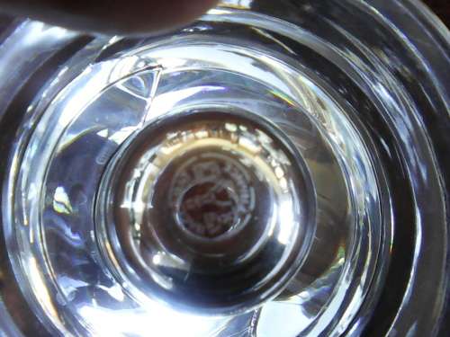 BACCARAT 9" CRYSTAL "TORNADO" VASE