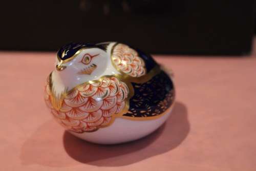 ROYAL CROWN DERBY QUAIL PAPERWEIGHT