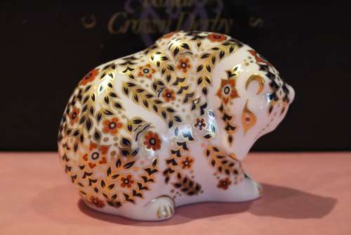 ROYAL CROWN DERBY RUSSIAN BEAR PAPERWEIGHT