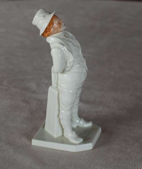 ROYAL WORCESTER IRISHMAN BY JAMES HADLEY FOR OLDHAM ONLY