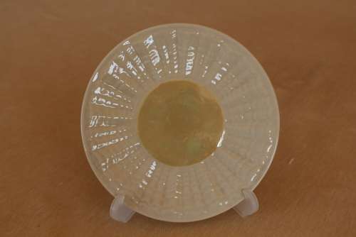 SUPERB BELLEEK "COB" 15.5cm LUSTRE PLATE 2nd MARK