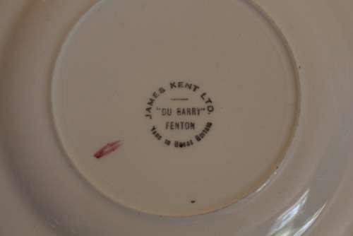 JAMES KENT DU BARRY CHINTZ TEA TRIO