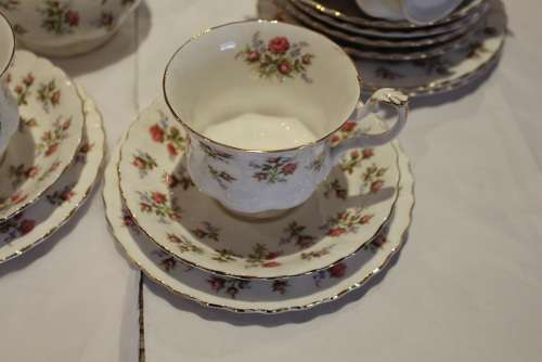 FANTASTIC ROYAL ALBERT 23pc WINSOME TEA SET MINT