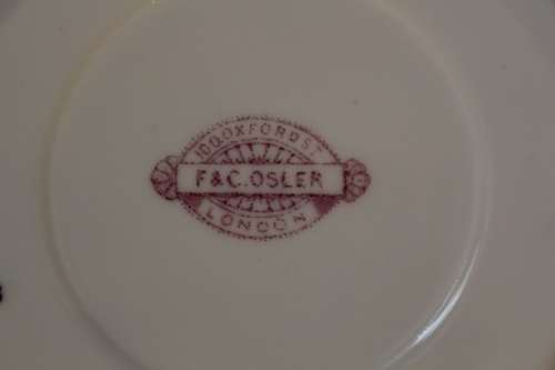 COFFEE CAN AND SAUCER FROM A SHIPPING LINE