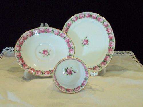 PARAGON STAR CHINA OVAL TRIO