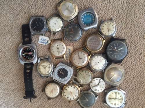 Lot of Watch movements 50s-70s.