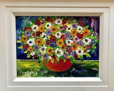 Flowers (Acryllic) Portchie (Market value R40 000)