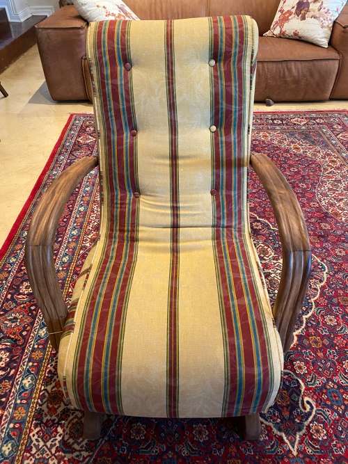 Vintage c1930s Art Deco Banana Rocking Chair