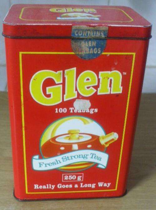 Tins Glen tea tin