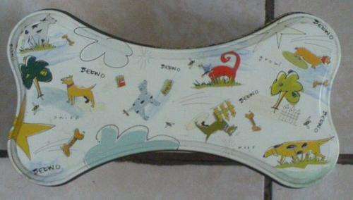 Tin Beeno dog treat tin