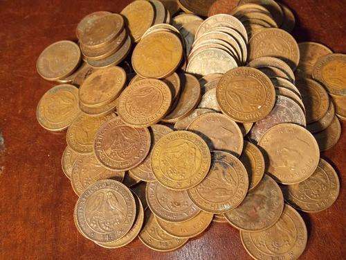 Union 1/4 D  Farthing Coin Lot  1939 - 1960 Not in Sequence  **122 Coins**
