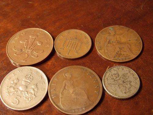 British Coin Lot  - 6 Coins