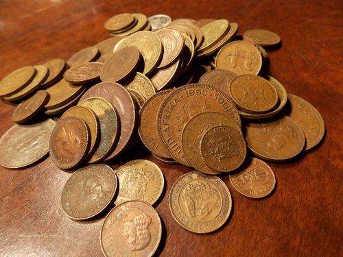 100 x Union & SA Mixed Coin Lot - Unsorted