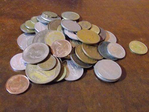 50 x World Mixed Coin Lot - Unsorted