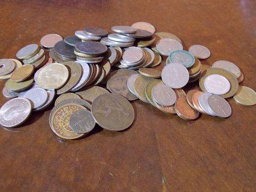 100 x World Mixed Coin Lot - Unsorted