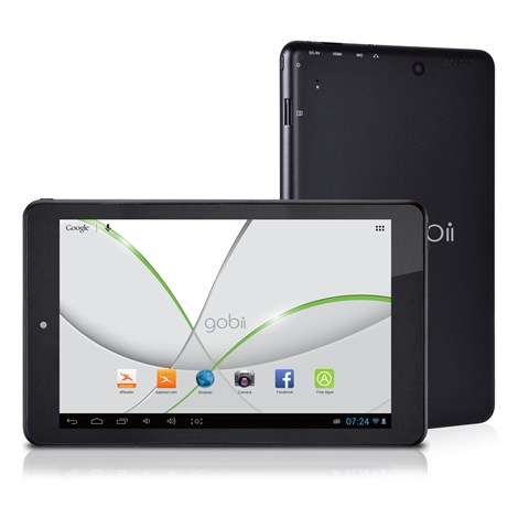 gobii 7" WiFi Tablet & Leatherette Cover - As New! Free delivery!