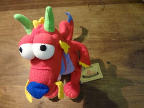 Gorgeous Red Dragon soft toy