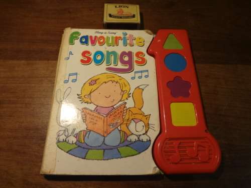 Play a song - Favourite Songs (hard board sound book) working and excludes batteries