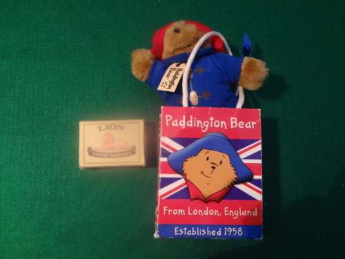 PRICE REDUCED Cute Paddington Bear in Paddington Bear bag soft toy