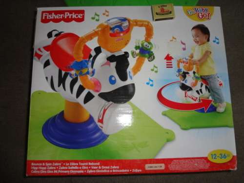 Fisher-Price Go Baby Go Zebra (like new with packaging - used a few times)