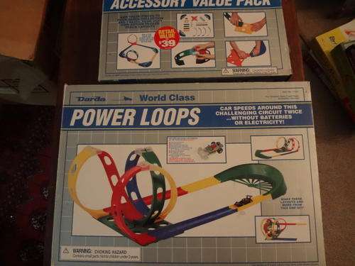toy - Car race track - darda - power loop set and acccessory value