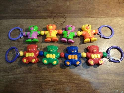 baby / toddler rattles for car seat / pram x 2