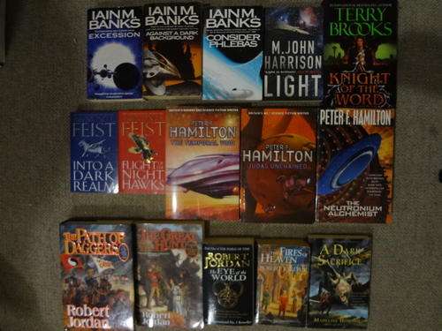 Sci-Fi / Fantasy Book Collection - various authors - R80 per book or buy 6 books and get 1 book free