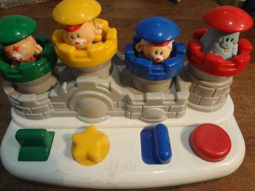 baby toy - pop up  bears in castle -