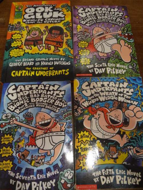 Children Books Lot - Captain Underpants and others Lot 1