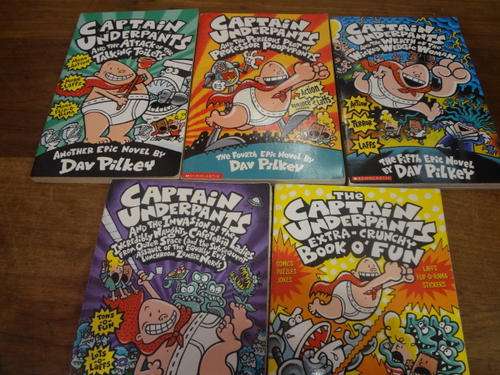 Children Books Lot - Captain Underpants series Lot 2