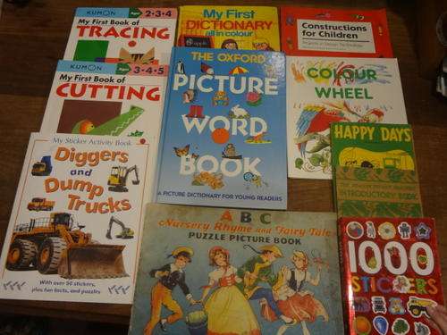 Children Books Lot - Educational books e.g. Dictionary and Activity books