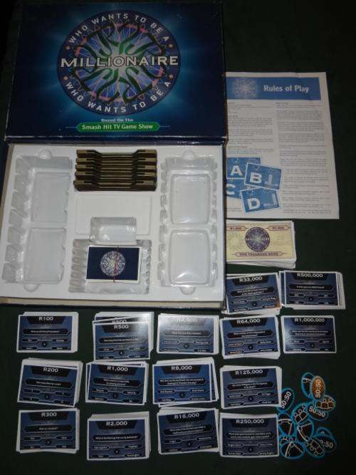 Who wants to be a millionaire board game - complete