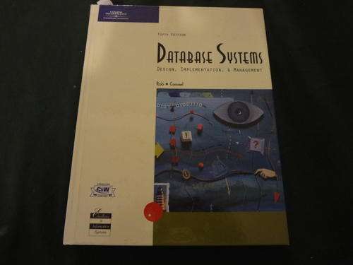 PRICE REDUCED Database Designs - Design, Implementation & Management